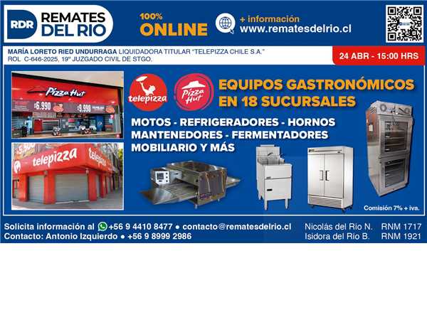 REMATE 24 DE ABRIL 2025 11:00 HRS – BIENES